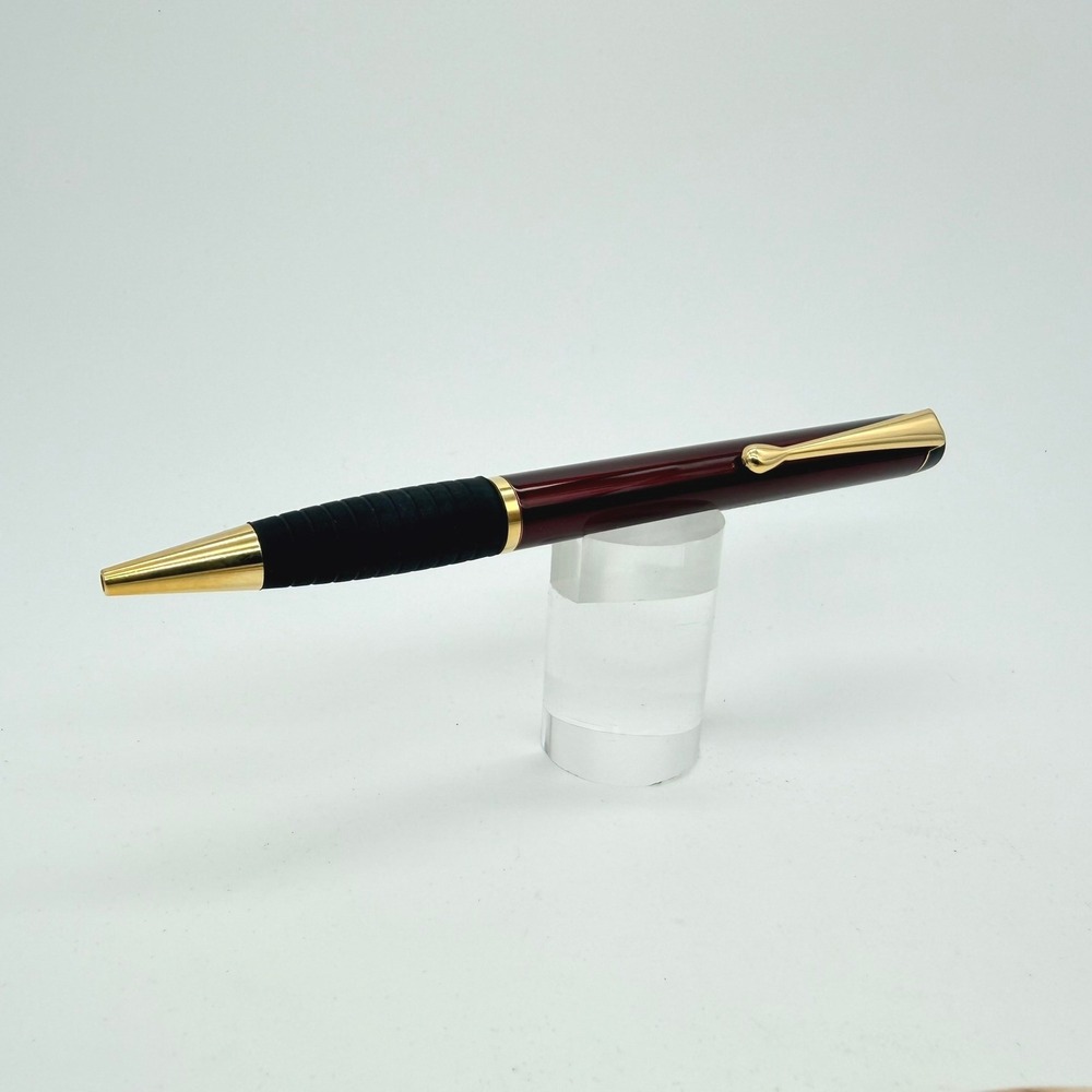 Parker Inflection Ballpoint Pen Unisex OS Burgundy Gold Trim Aerospace Office - Picture 3 of 7